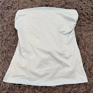 light blue tube top